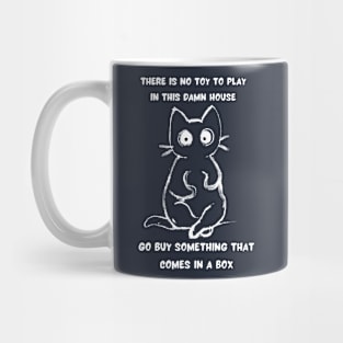 Cat want box to play Mug